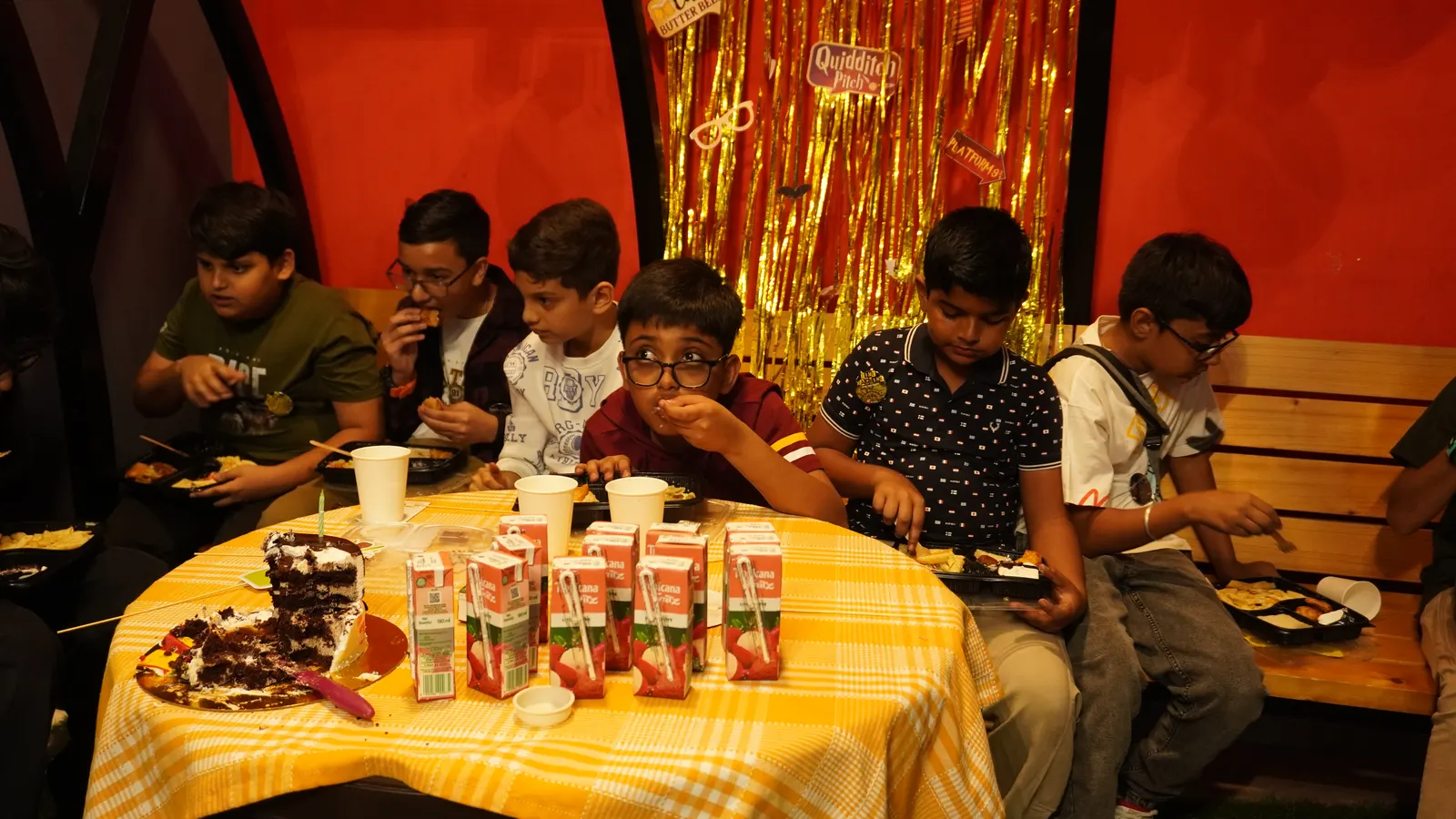 Birthday celebration group enjoying a curated party at Gamingalaxy Whitefield Bengaluru