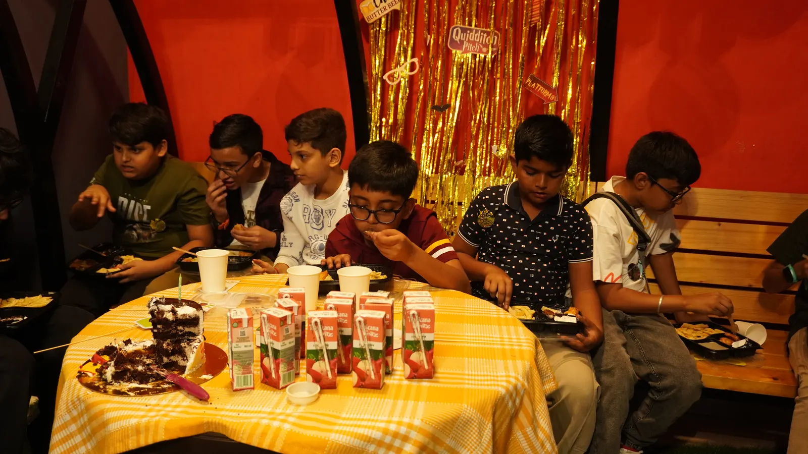 Birthday celebration group enjoying a curated party at Gamingalaxy Whitefield Bengaluru