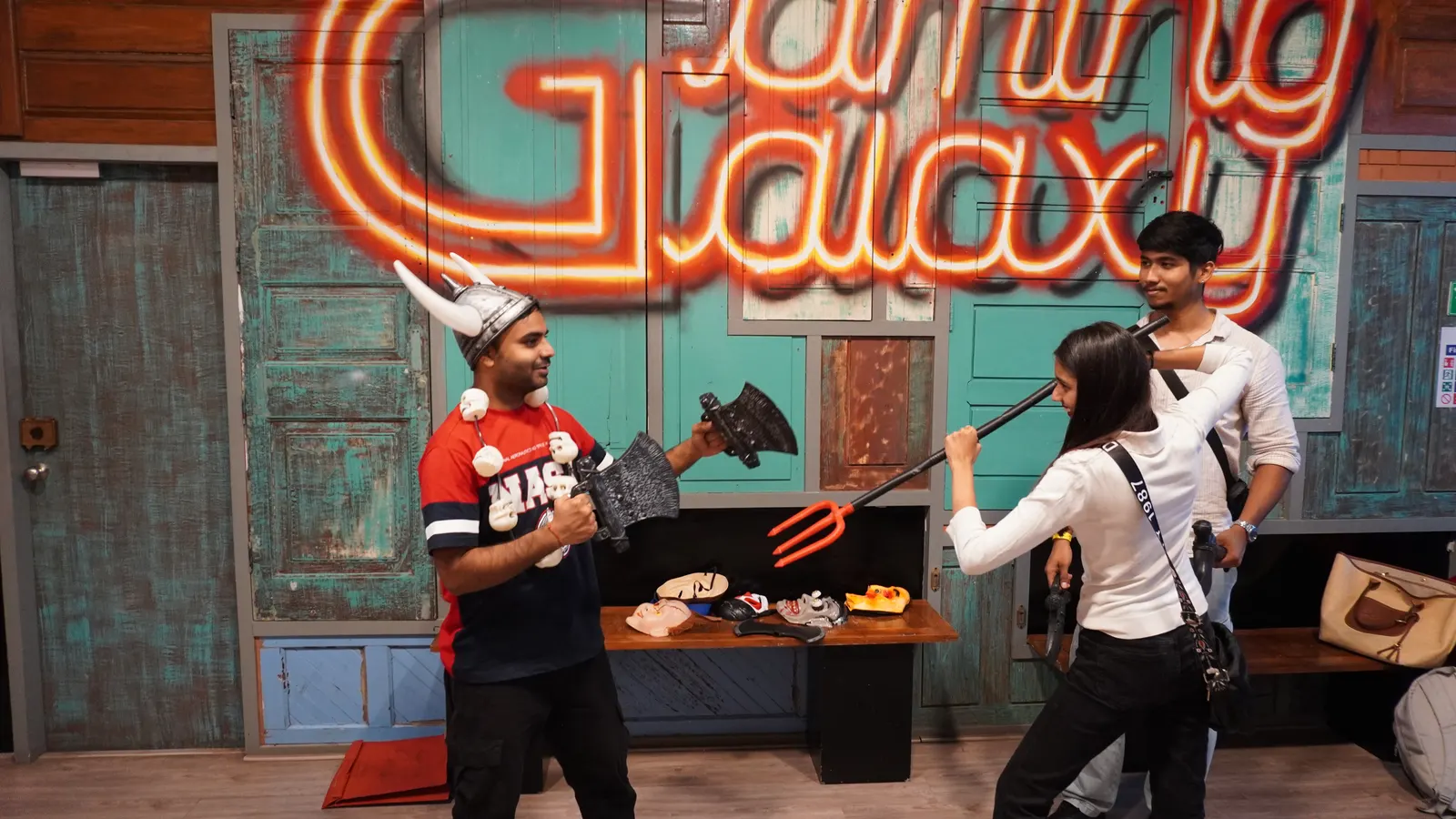 Laser Tag action game moment at Gamingalaxy Whitefield Bengaluru