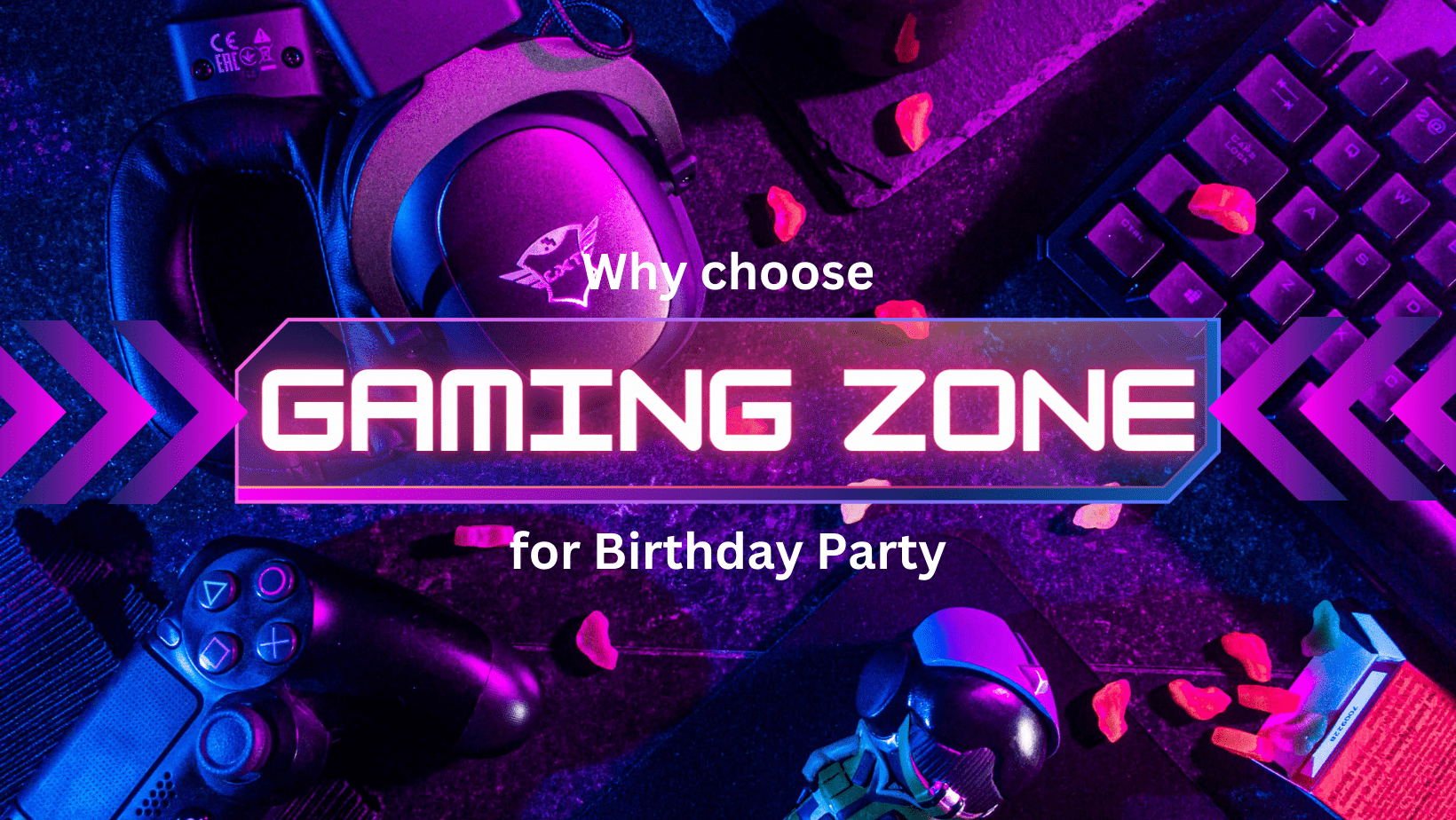 gaming zone for birthday party
